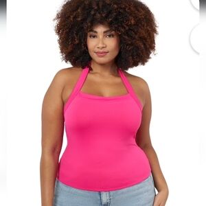 NWT Edited by Remi Bader Pink Halter Top